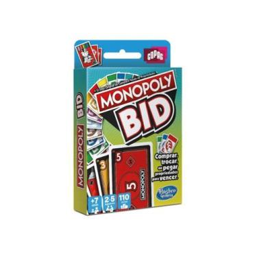 Imagem de Jogo de Cartas Monopoly Bid