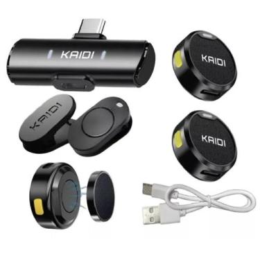 Imagem de Microfone Lapela Alta Capacidade de Captação de Som Kaidi - MinutoBaby