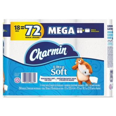 Imagem de Papel higiênico Charmin Ultra Soft 2 folhas 18 rolos