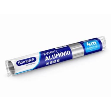 Imagem de Papel Alumínio Inoven Resistente Cozinha Uso Geral 4x30cm - Bompack