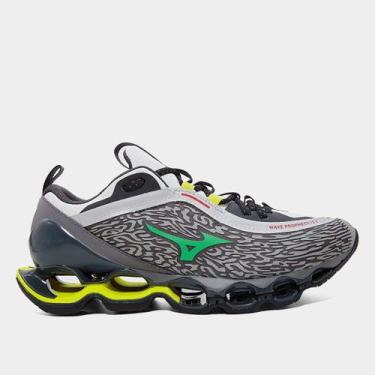 Imagem de Tênis Mizuno Wave Prophecy, Cinza, Preto, 43
