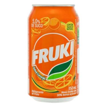 Imagem de Refrigerante fruki laranja lata