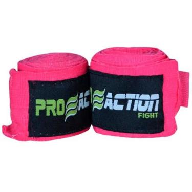 Imagem de Bandagem Elástica 3 Metros Pro Action Rosa - PROACTION