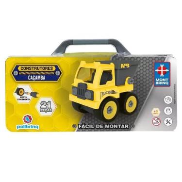 Imagem de Caminhão Caçamba Monta e Desmonta 21 Peças Polibrinq - Divertoys