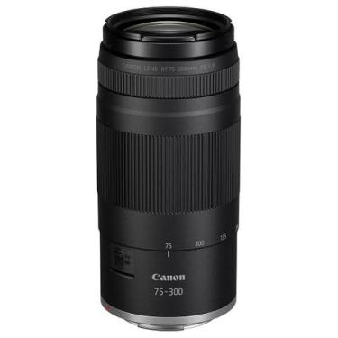 Imagem de Lente Zoom Teleobjetiva Canon RF 75 300mm F4 5.6