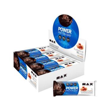 Imagem de Barra de Proteína Max Titanium Power Protein Bar - Milk Caramel 90g 8 
