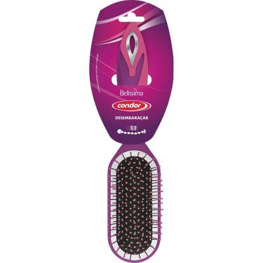 Imagem de Escova de Cabelo Desembaraçante Condor Lifestyle 9520 Rosa e Preto