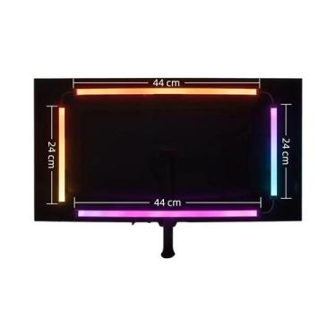Imagem de Fita LED RGBIC Sincronizada Com Música WACUAAO 360 graus Luzes De Fund
