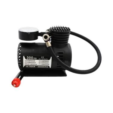 Imagem de Inflador De Pneus Portátil Com Manômetro Mecânico 12V Para Bicicletas,