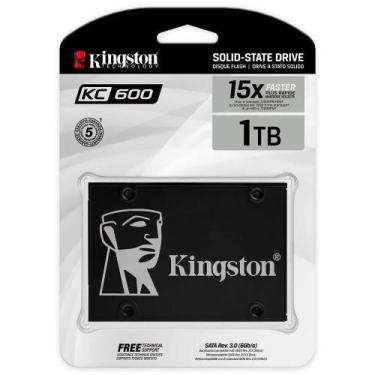 Imagem de SSD Kingston KC600 1TB SATA III de Alto Desempenho para Upgrade Rápido