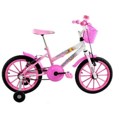 Imagem de Bicicleta Aro 16 Infantil Feminina Milla Rosa - Dalannio Bike