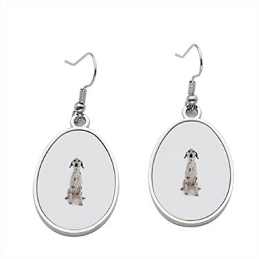 Imagem de Brincos com pingente de dálmata para meninas - Presente de festa de aniversário dos namorados