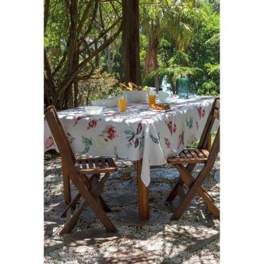 Imagem de Toalha de Mesa Impermeável Coraly 160cm Redonda Kacyumara