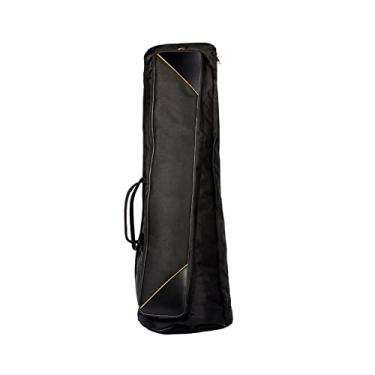 Imagem de Yuwao Trombone Gig Bag 600D Resistente À Água Mochila De Pano Oxford Alças De Ombro Ajustáveis Bolso 5Mm Algodão Acolchoado Para Trombone Alto/Tenor