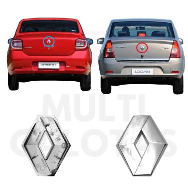 Imagem de Emblema Traseiro Renault Logan 2008 2011 2014 2018 2019 2021