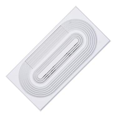Imagem de Fã exausto Ventilador de ventilação montado no teto, exaustor ultrafino de motor duplo, 30 × 6 0cm Anel de exaustão de alta potência do tipo anel para banheiro, cozinha, escritório Ventiladores de ven