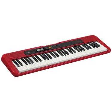 Imagem de Teclado Musical Casiotone Basico Digital Vermelho Ct-S200rdc2-Br