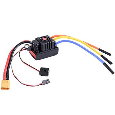 Imagem de Controlador de velocidade 120A, materiais de função linear requintados e bonitos controlador de velocidade sem escovas para entusiastas ao ar livre para amadores (Feeling XT60)