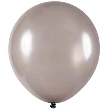 Imagem de Balão de Festa Metalizado Prata nº12 30cm - 24 Un