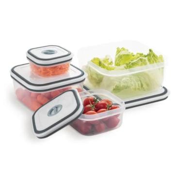 Imagem de Jogo Kit 4 Potes Herméticos Electrolux Alimentos