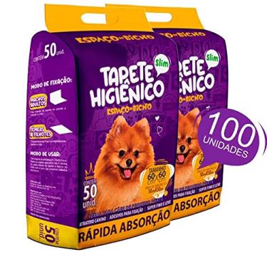 Imagem de Tapete Higiênico Espaço De Bicho 100 Unidades Envio Imediato