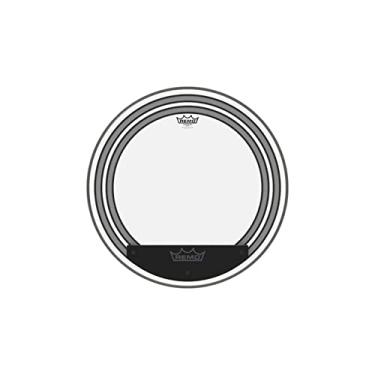 Imagem de Pele para bumbo - Remo Powersonic Clear filme duplo 22" c/Almofada Abafadora