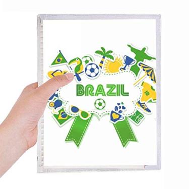 Imagem de Caderno Cultural do Futebol do Brasil com Folhas Soltas Diário Recarregável