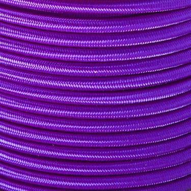 Imagem de Corda elástica Paracord Planet 1/4 polegadas com – Escolha entre 10, 25, 50 e 100 pés, feita nos EUA, Acid Purple, 25 Feet