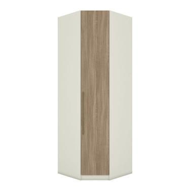 Imagem de Guarda Roupa Roupeiro De Canto Oblíquo 01 Porta Seletto MC07 Areia Jequitibá Henn