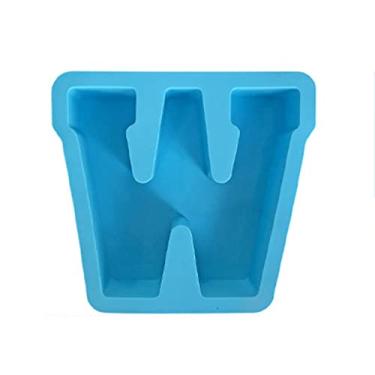 Imagem de ✪ Molde antiaderente 3D A~Z em forma de letras de resina epóxi molde de silicone DIY artesanato ferramenta de ornamento para velas de decoração DIY