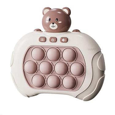 Imagem de Pop It Eletrônico Brinquedo Anti Stress Adulto e Criança Pop It Fidget Toy Brinquedo Anti Stress Sensorial (Urso Marrom)