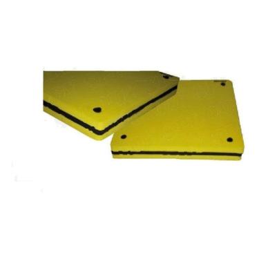 Imagem de Protetor Garagem Parachoque Parede Impacto Quadrado Triplo