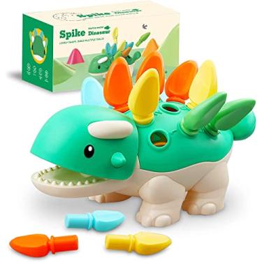 Imagem de Toddler Montessori Brinquedos Atividades de Aprendizagem Jogos de Dinossauro Educacionais - Baby Sensory Fine Motor Skills Developmental Toys - Presentes para Meninos Meninas Crianças