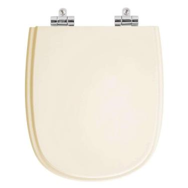 Imagem de Assento Sanitário Poliester Soft Close Sabatini Areia para vaso Icasa 6lpf