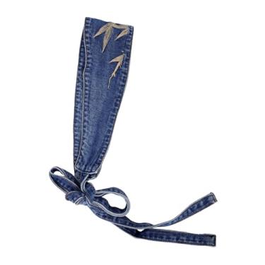 Imagem de USHOBE Cinto Largo Jeans Cintos De Cintura Para Mulheres Faixa De Cintura Mulheres Vestem Cintura Cinto Para Mulheres Cinto Jeans Cintura Jeans Larga Folhas De Bambu Senhorita Vestido