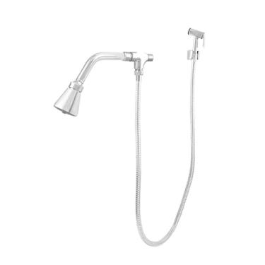 Imagem de Chuveiro Articulado Ducha E Desviador Aquecedor Solar Gás