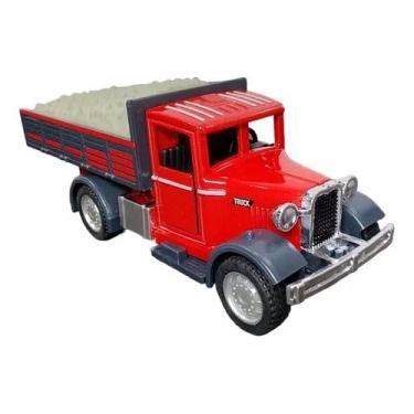 Imagem de Power Toys YUGEN - Miniatura Ford Antigo Areia- Carrinho de Ferro com Portas que Abrem e Pneus de Borracha