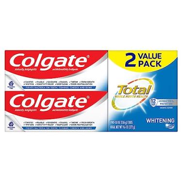 Imagem de Colgate Gel de Creme Dental Branqueador Total, 136 g - 2 pacotes