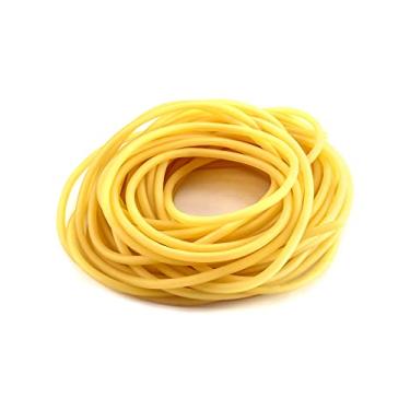 Imagem de QWORK Tubo de borracha de látex natural, 1/10.2 cm OD 3/40.6 cm ID 120Ft tubo cirúrgico para torniquete, casa, hospital, laboratório