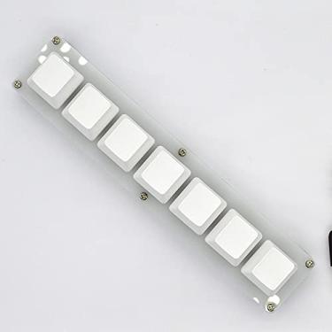 Imagem de TECKEEN 7 teclas Plug and Play Multi-Mode HID Padrão 7 Teclas Interface USB Macro Mini Teclado Mecânico Personalizado