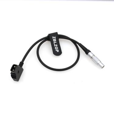 Imagem de ZBLZGP Cabo de alimentação fêmea D-tap para 1B 6 pinos para câmera Red Scarlet Epic (reto de 6 pinos, 50,8 cm)