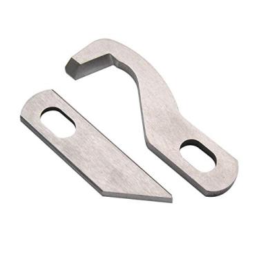 Imagem de CKPSMS Marca -1set Overlock Upper&inferior lâmina #KP-19103 Compatível com/Substituição para marca Singer S14-68 S14-69 S14-77 S14-78 S14-79 S0230 S0235 marca Pfaff Element 1450OL marca Necchi OV234