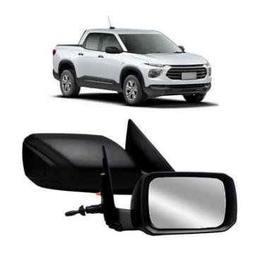 Imagem de SPJ, RETROVISOR MANUAL P/MONTANA 2023 DIANTE FOSCO PASSAGEIRO EB1030