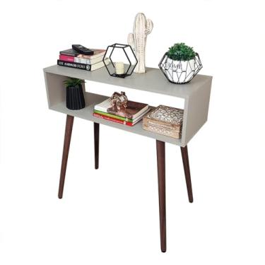 Imagem de Aparador Balcão Módulo Decorativo Móvel Retro Multiuso c Prateleira para Sala Quarto Hall de Entrada