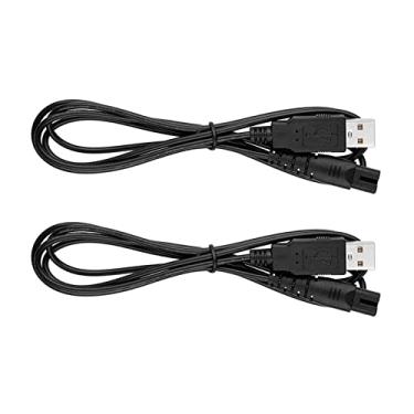 Imagem de Cabo carregador de irrigador bucal de substituição para irrigador oral Nicefeel FC159 FC1591 FC156 FC256 FC259 Nicefeel – Pacote com 2 peças de cabo de carregamento portátil