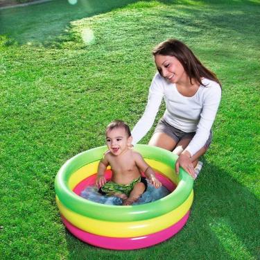 Imagem de Piscina Infantil Bebê Criança 41 Litros Summer Set Colorida