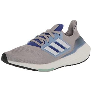 Imagem de adidas Ultraboost 22 masculino, Cinza/branco/azul lúcido, 37