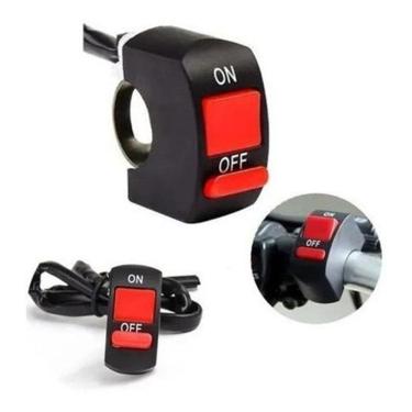 Imagem de Botão Interruptor On/Off Farol Auxiliar Pisca Alerta