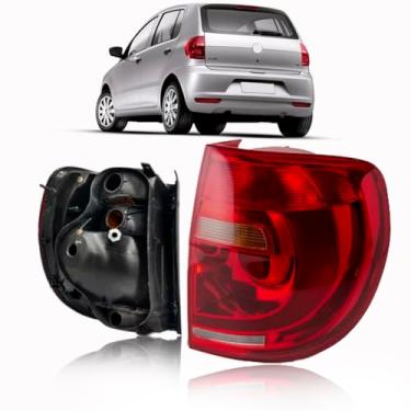 Imagem de Lanterna Traseira Fox 2010 2011 2012 2013 2014 Bicolor Rubi Lado Direito