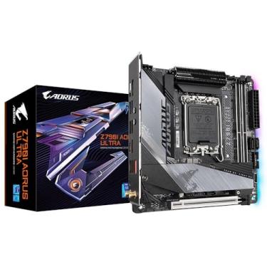 Imagem de PLACA MAE GIGABYTE Z790I AORUS ULTRA (REV. 1.0), INTEL LGA 1700, MINI-ITX, DDR5, LED RGB, WI-FI 6E, BLUETOOTH (12º E 13º GERACAO)